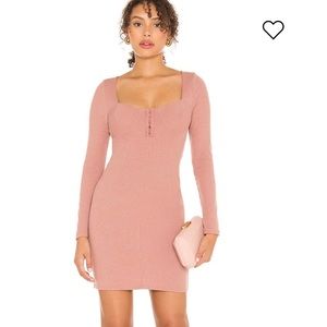 ASTR Pink Hook & Eye Bodycon Corset Mini Dress